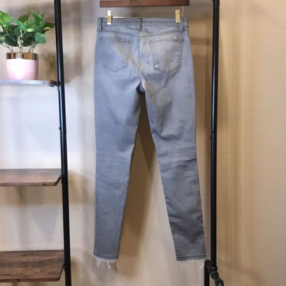 J Brand Super Skinny ”Cliché” Light Gray Denim Jeans - Picture 8 of 16